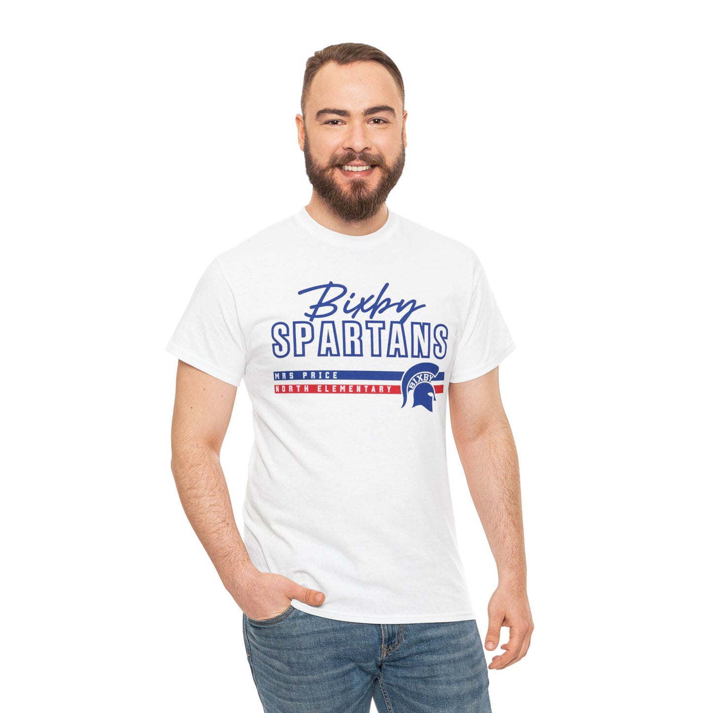 Bixby Spartans Personalized Educator Tee