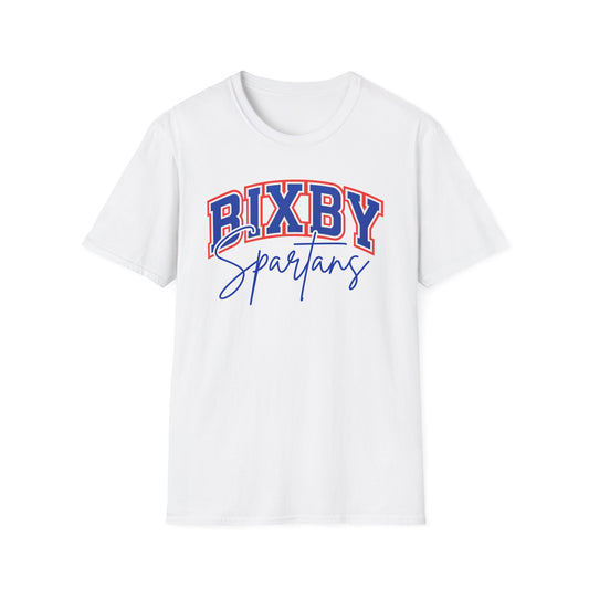 Bixby Spartans Cursive Tee