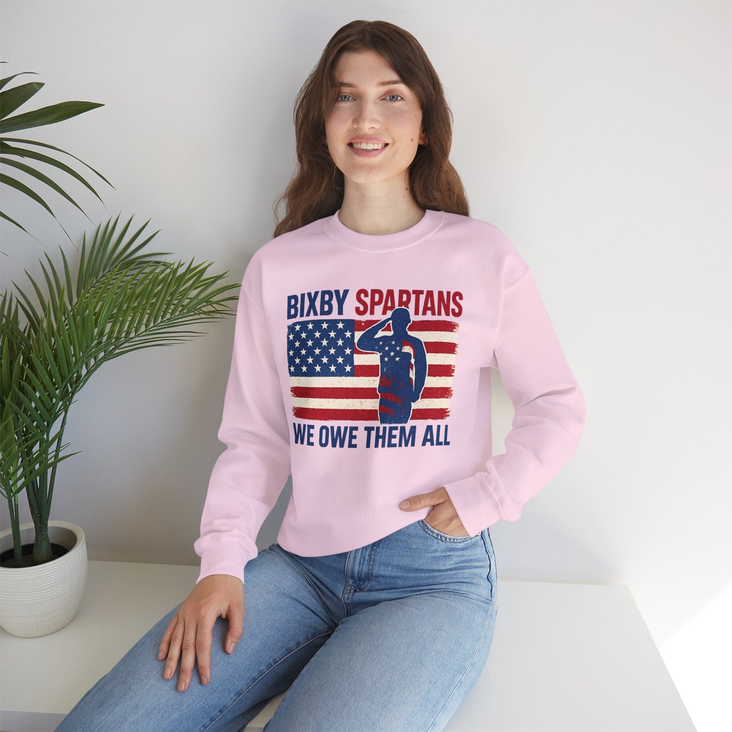 Bixby We Owe Them All Gildan Sweatshirt