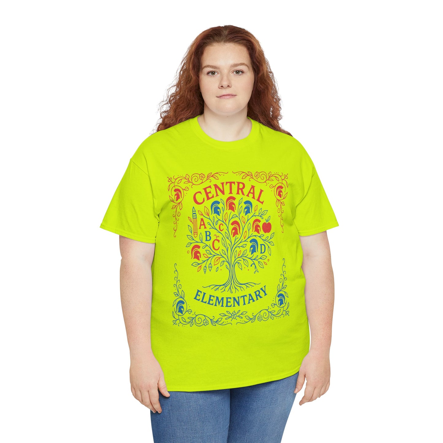 Floral Central Elementary Spartan Gildan Tee