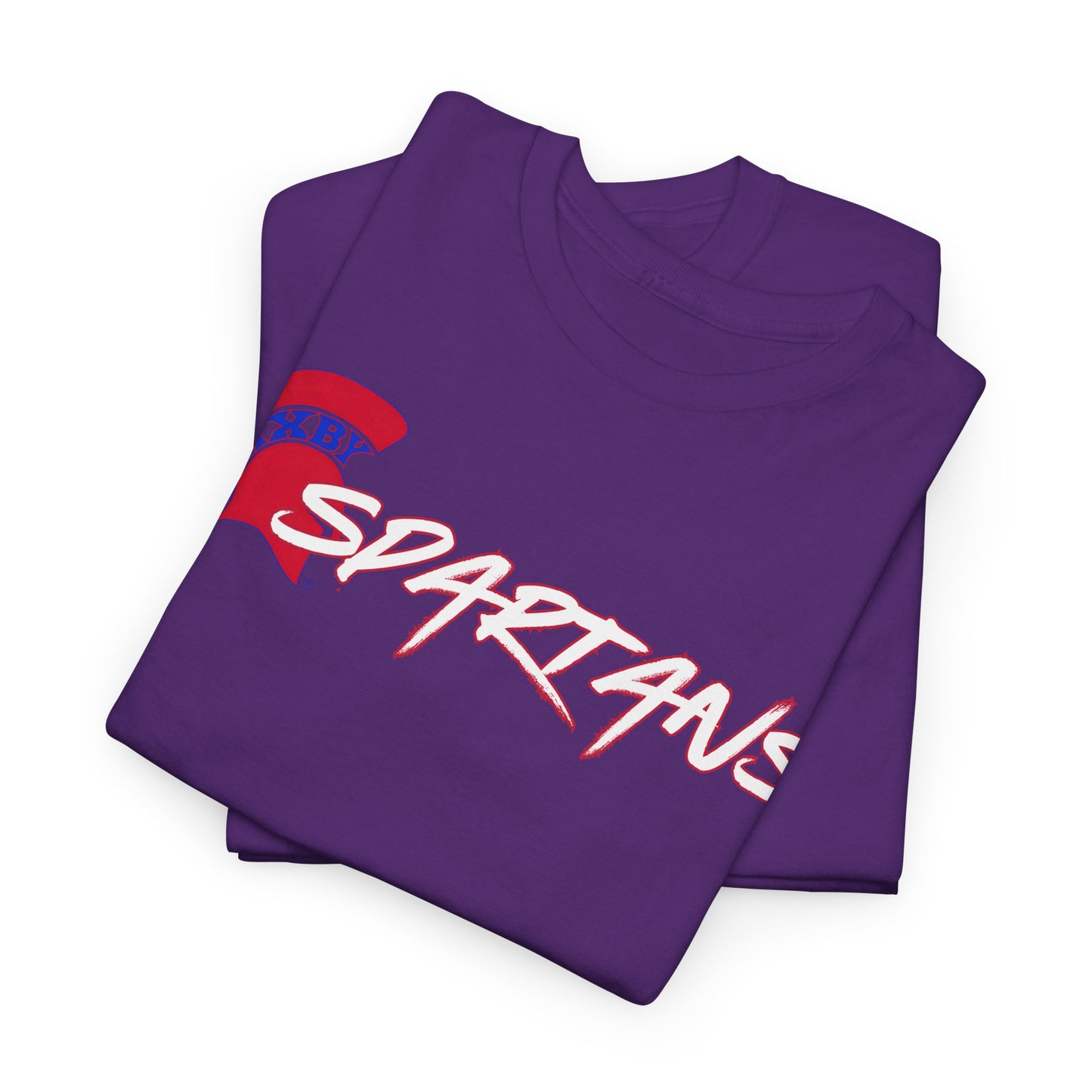 Spartans Blue Logo Gildan Tee