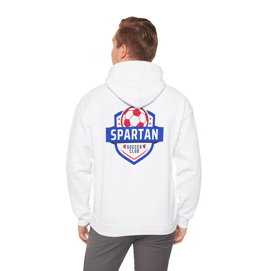 Spartan Soccer Club Distressed Crest Gildan Hoodie