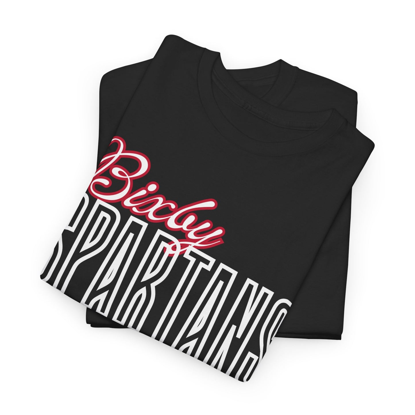 Bixby Spartans Cursive Gildan Tee