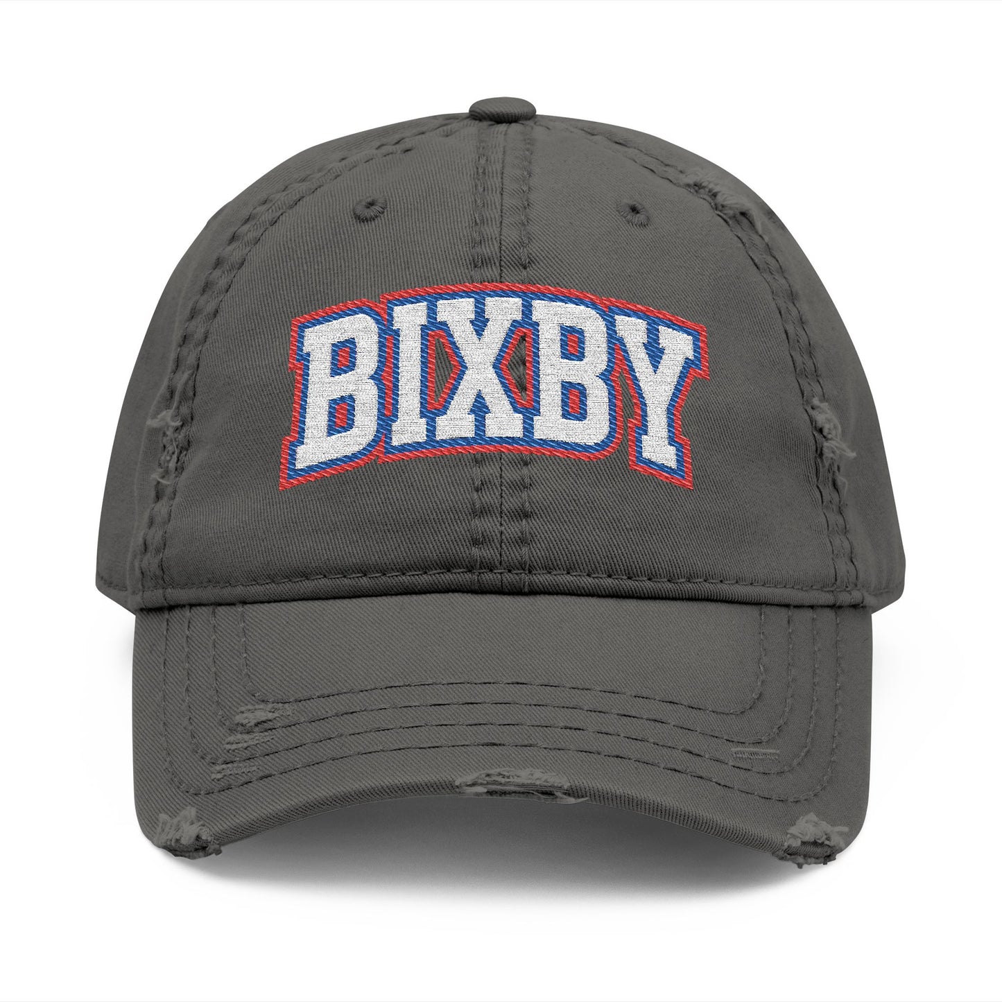 Bixby Embroidered Vintage Distressed Ballcap