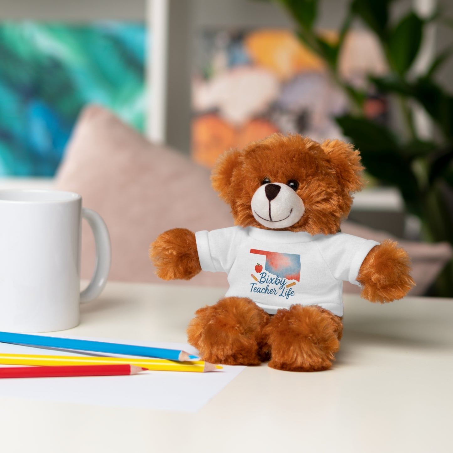 Bixby Oklahoma Teacher Life Stuffed Animal