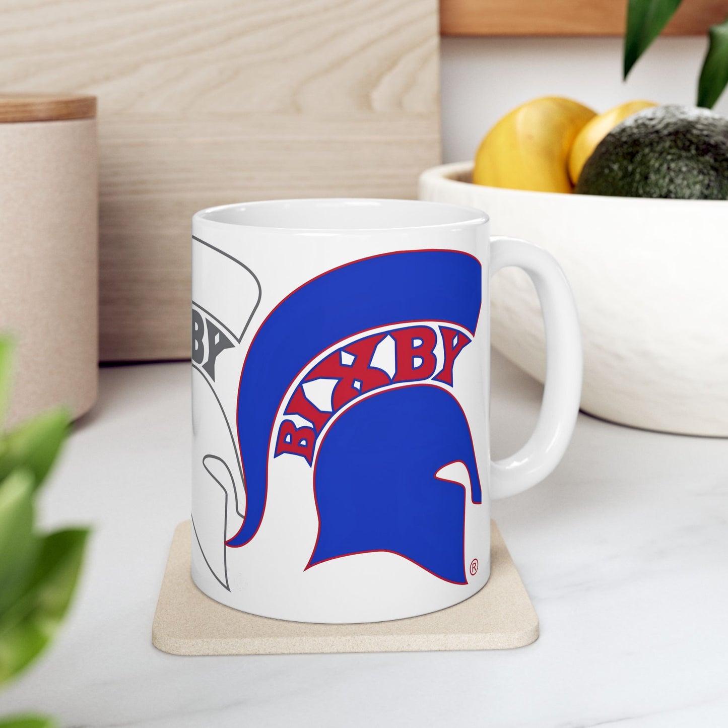 Spartan Red White & Blue Coffee Mug