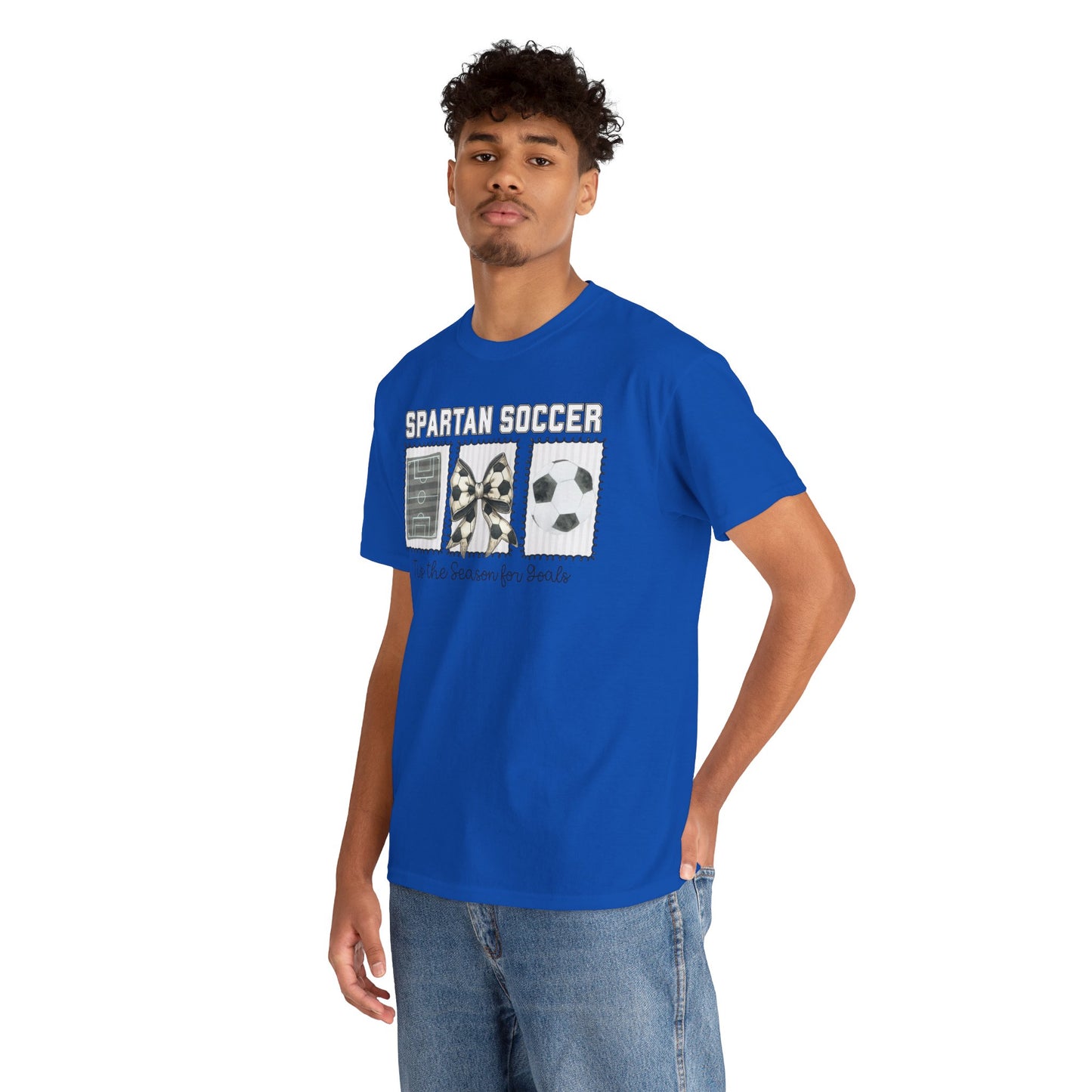 Spartan Soccer Tis The Season For Goals Gildan Tee