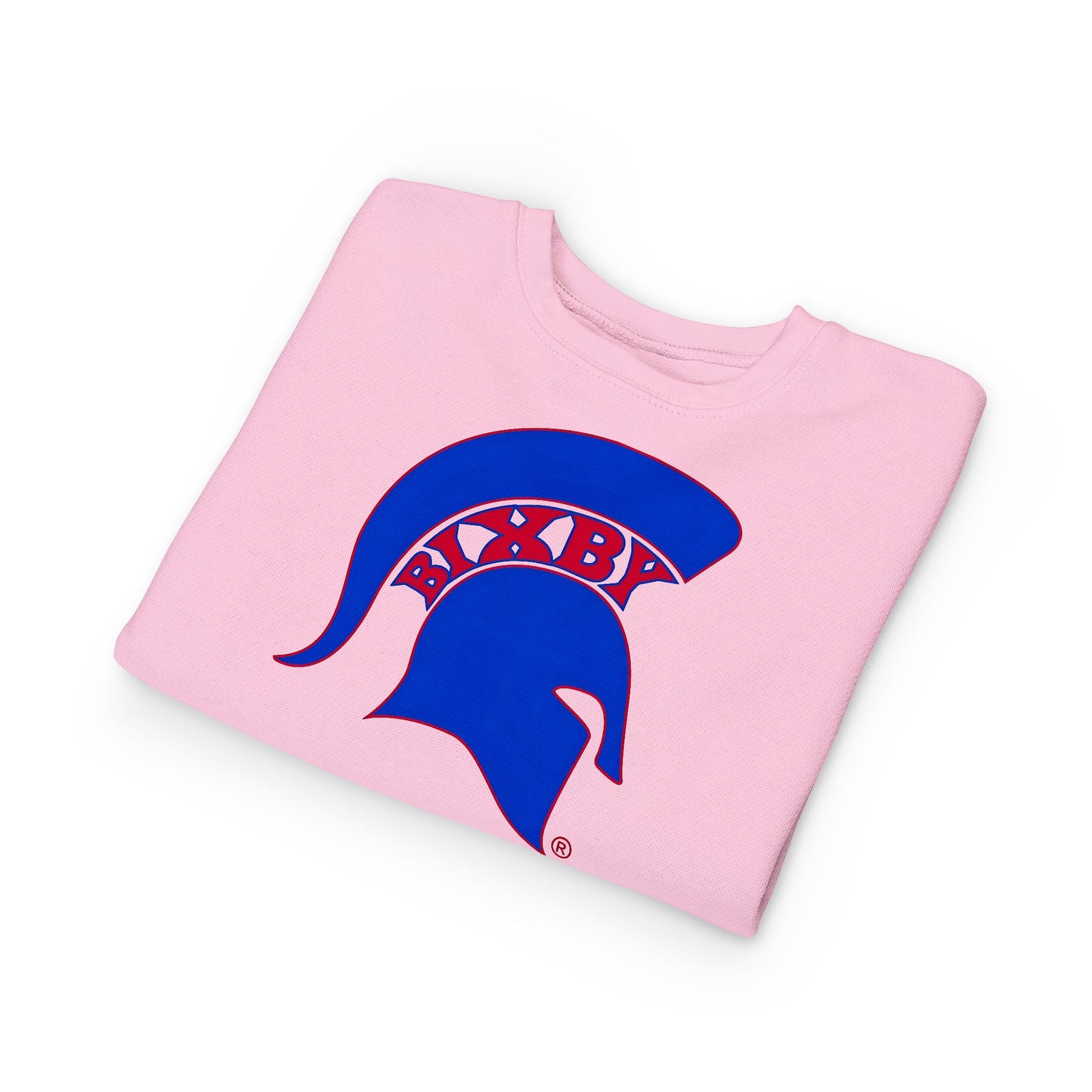 Bixby Spartan Blue Logo Toddler Rabbit Skins Sweatshirt