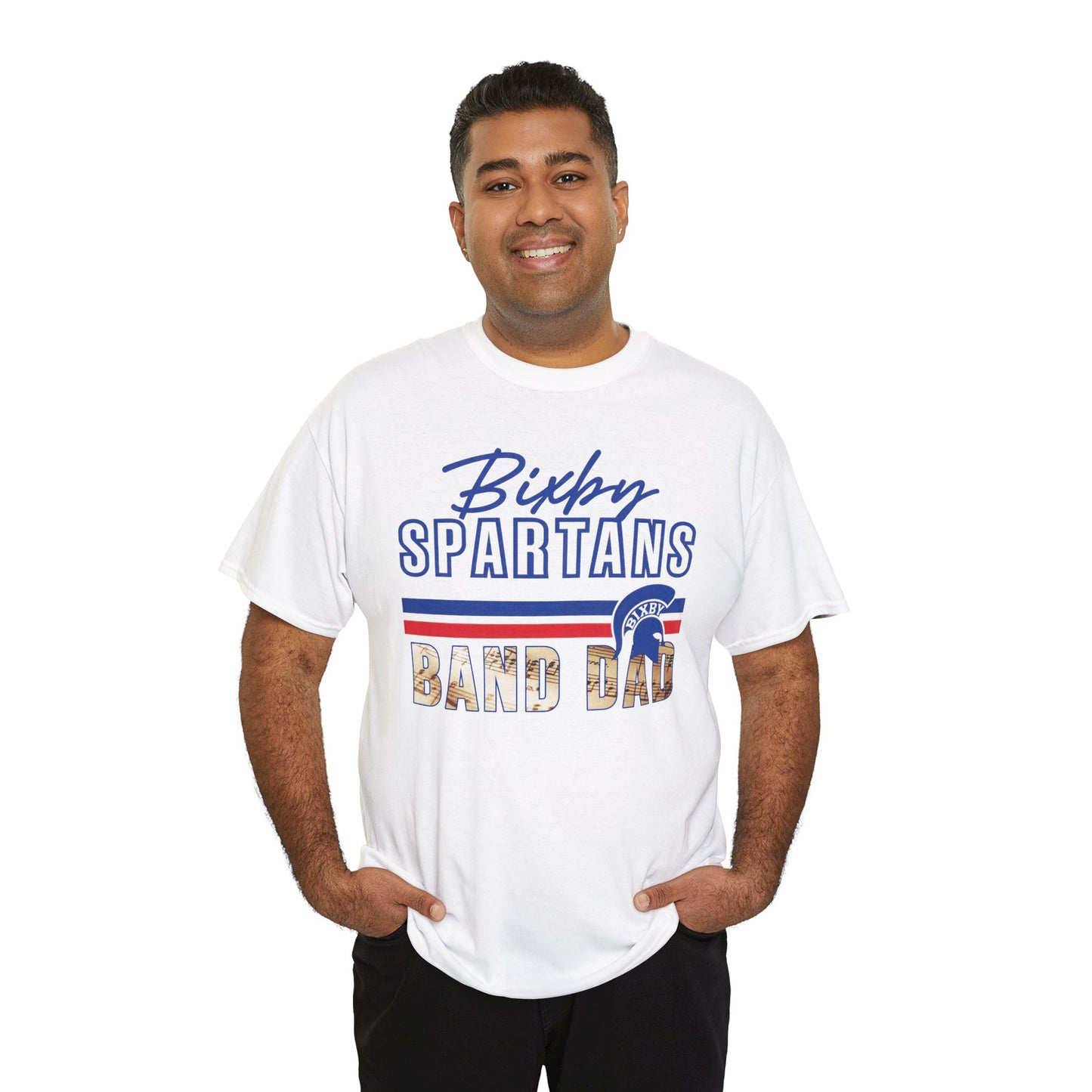 Bixby Spartans Band Dad Gildan Tee