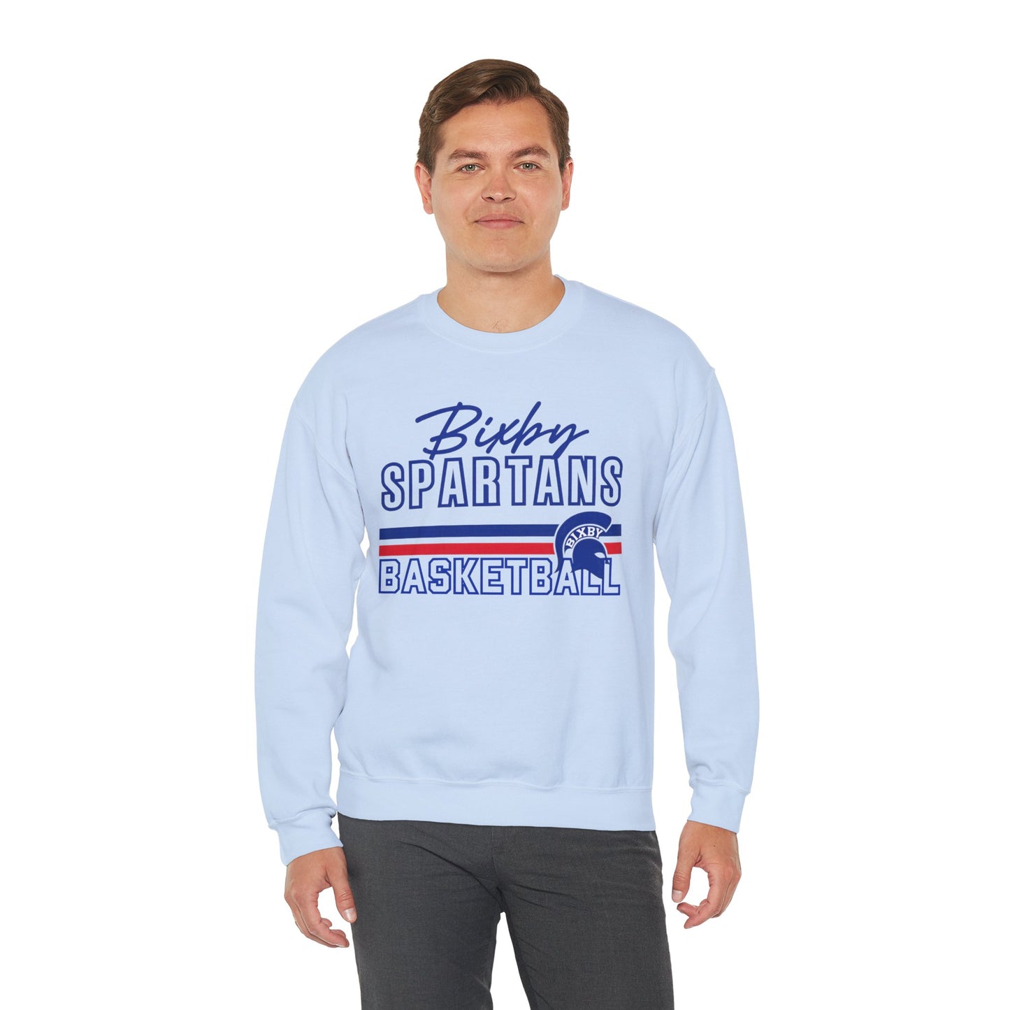 Bixby Spartans Basketball Gildan Sweatshirt