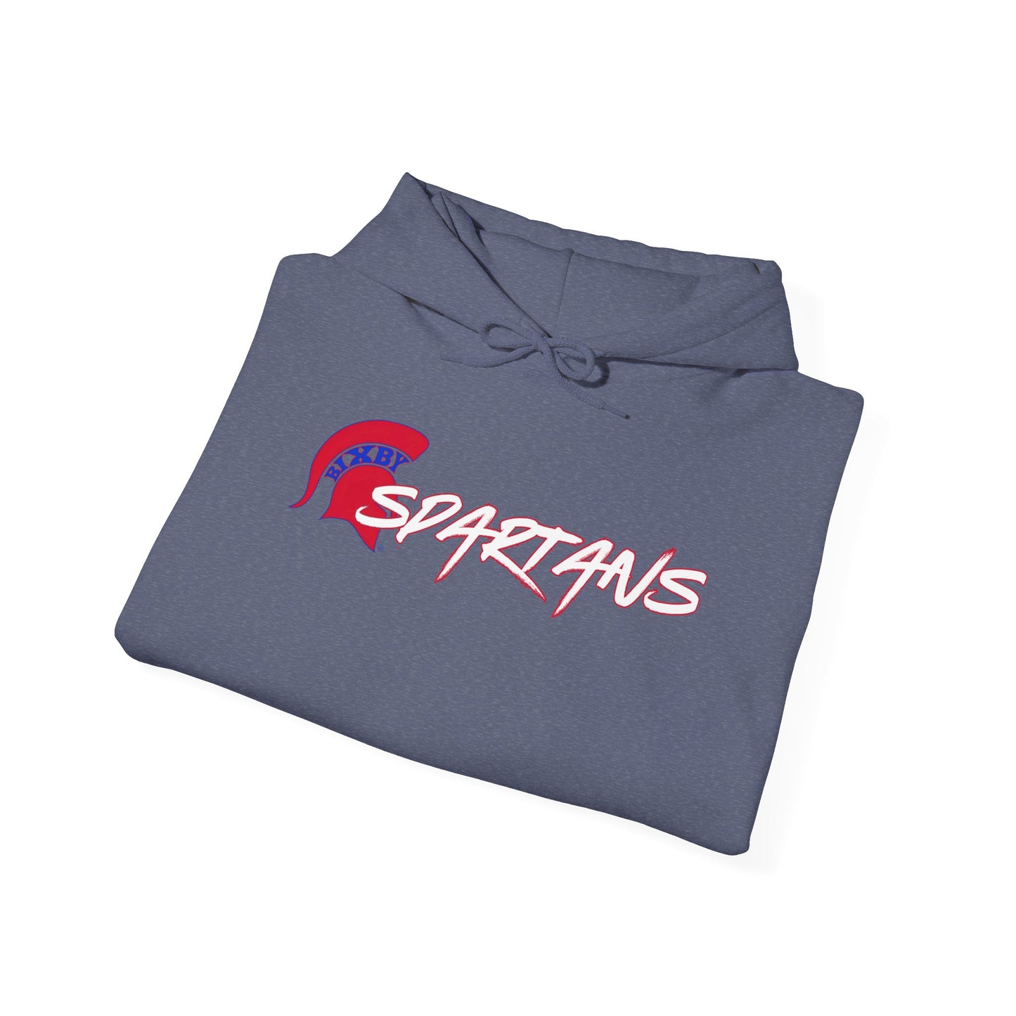 Spartans Red Logo Gildan Hoodie