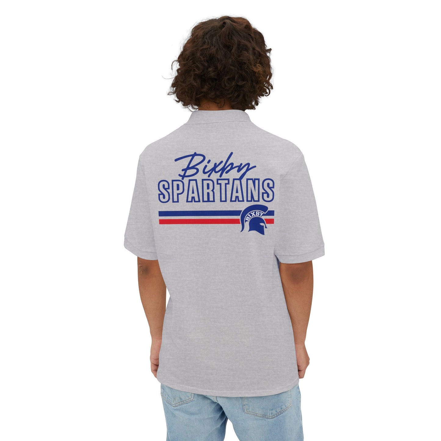 Bixby Spartan Jerzees Polo