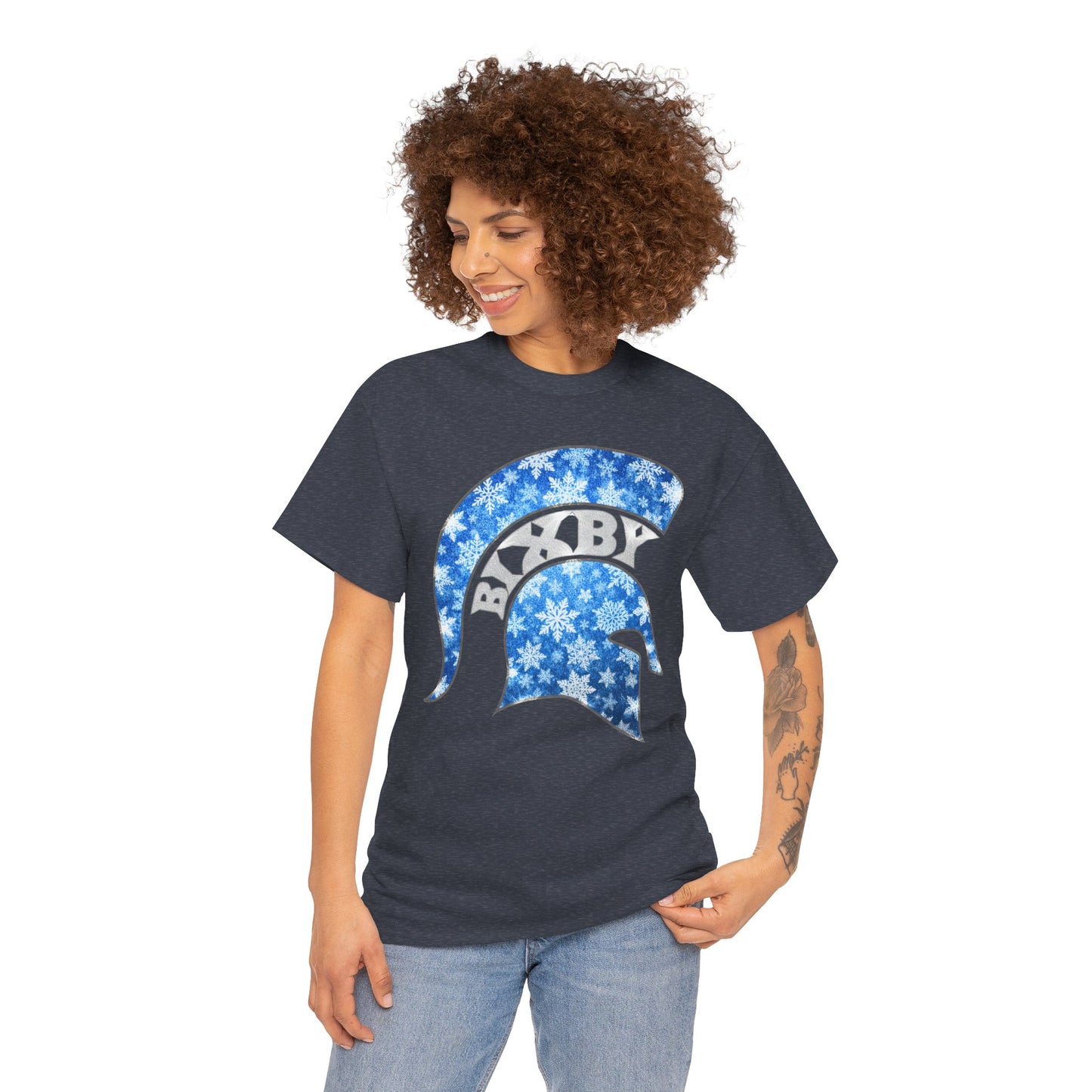 Bixby Spartan Winterfrost Gildan Tee