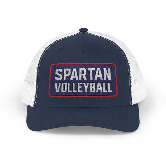 Spartan Volleyball Embroidered Trucker Hat