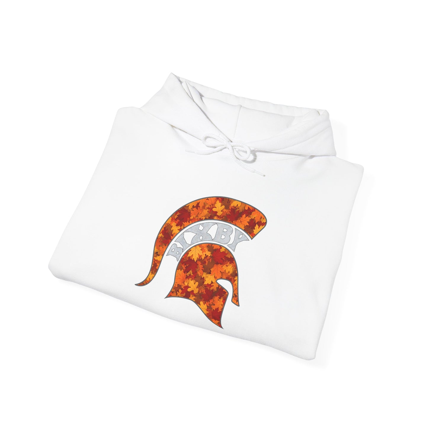 Bixby Spartan Fall Helmet Gildan Hoodie