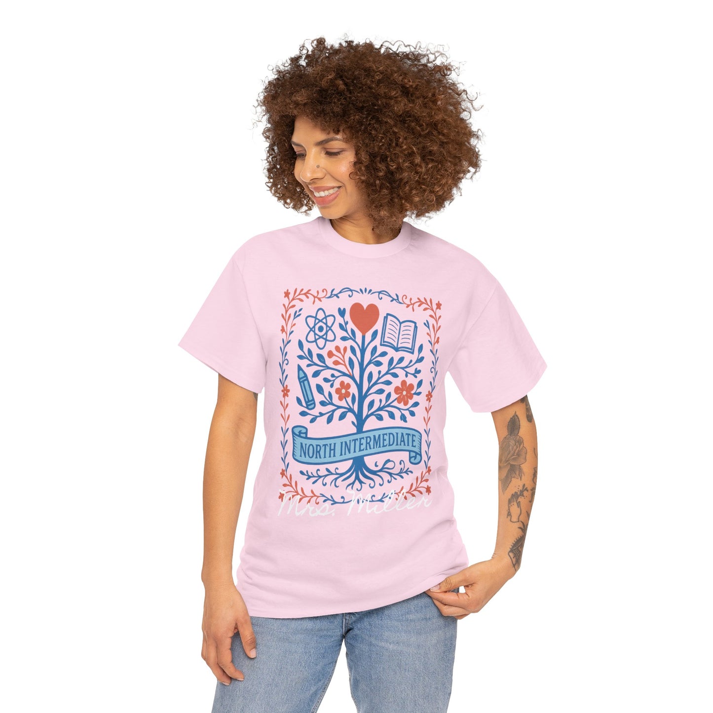 Ornate North Intermediate Spartan Gildan Tee
