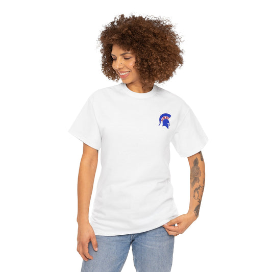 Spartan Blue Logo Gildan Tee