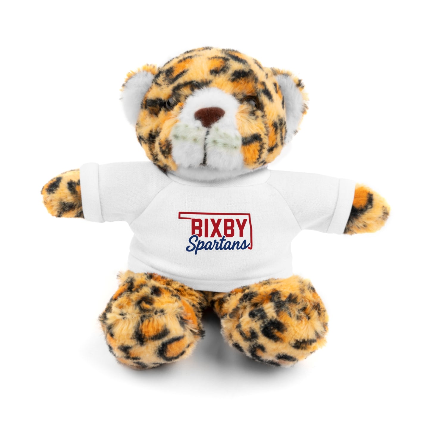 Bixby Oklahoma Spartan Stuffed Animal Logo