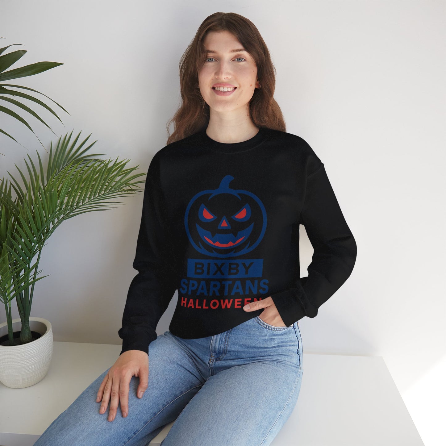 Spartans Halloween Gildan Sweatshirt