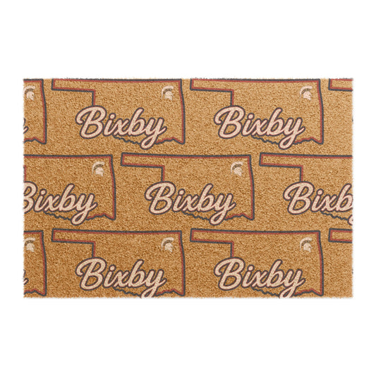 Bixby OK Spartan Logo Doormat