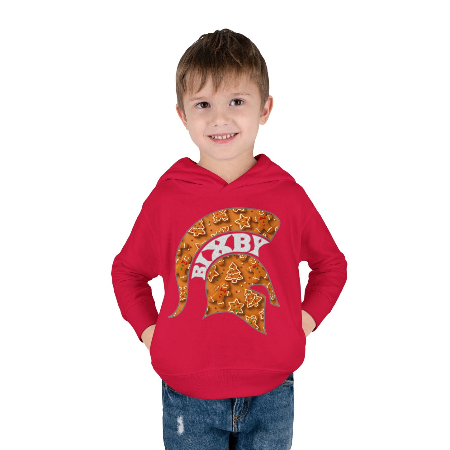 Bixby Spartans Gingerbread Toddler Rabbit Skins Sweatshirt