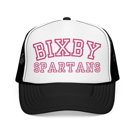 Bixby Spartans Embroidered Foam Trucker Hat