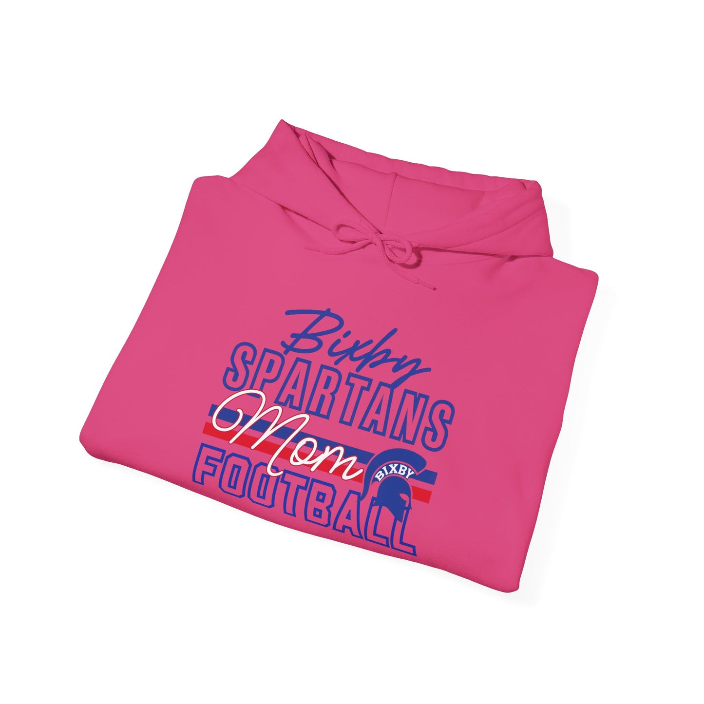 Bixby Spartans Football Mom Gildan Hoodie