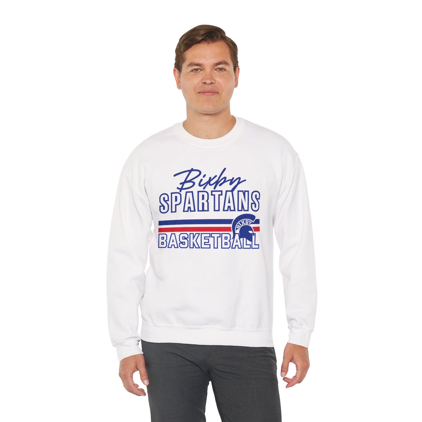 Bixby Spartans Basketball Gildan Sweatshirt