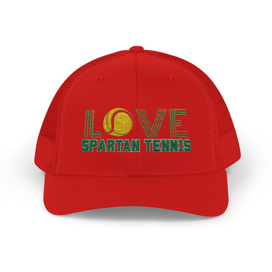 Bixby Spartan Tennis Embroidered Trucker Snapback