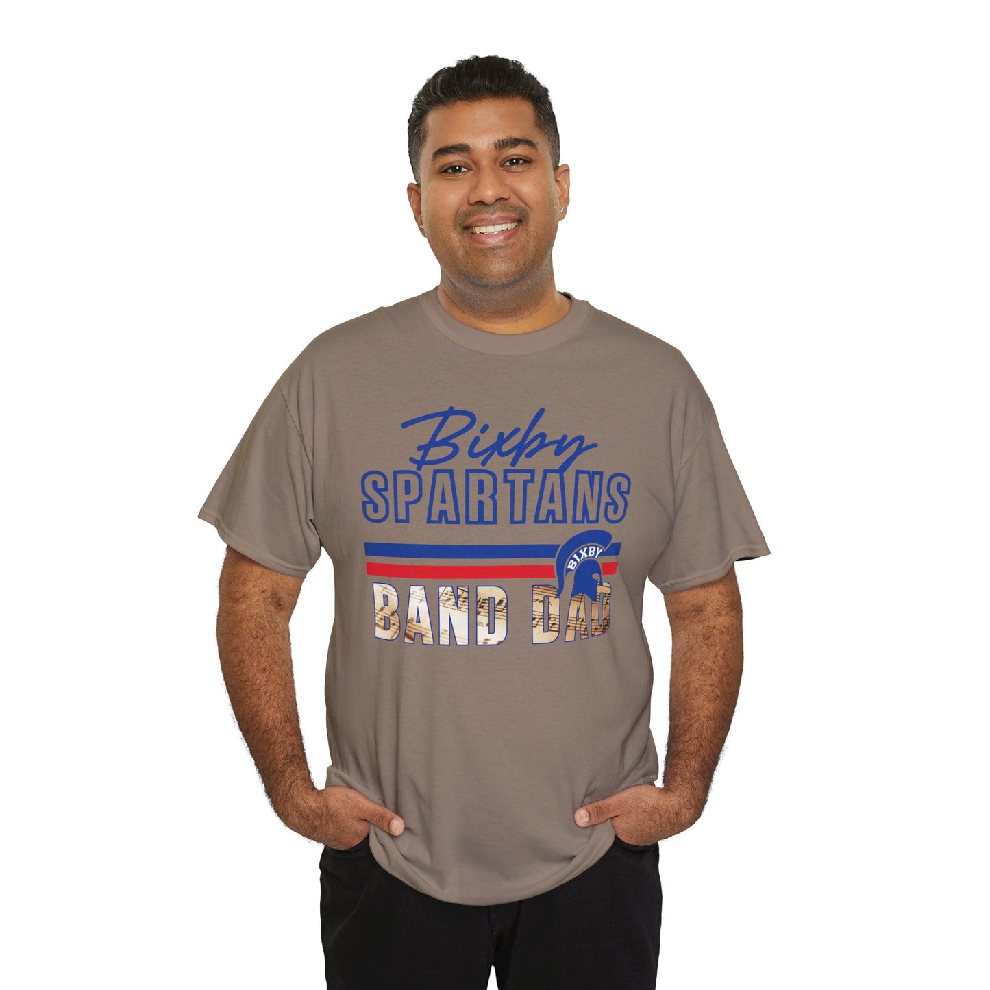 Bixby Spartans Band Dad Gildan Tee