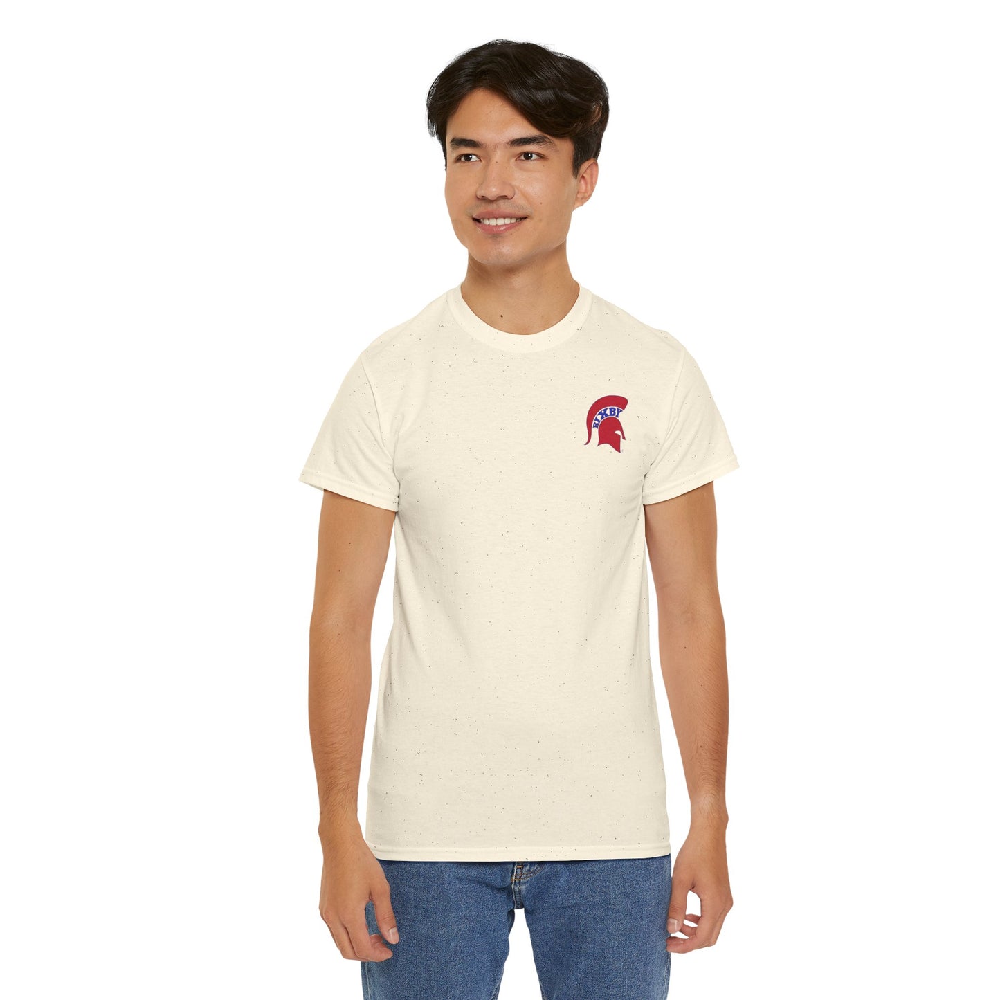 Spartan Red Logo Gildan Tee