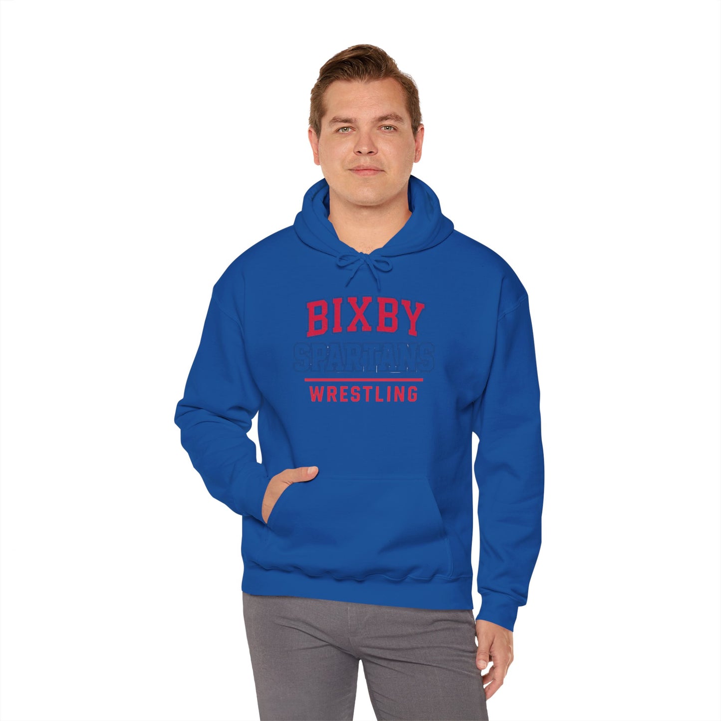 Bixby Spartan Wrestling Gildan Hoodie