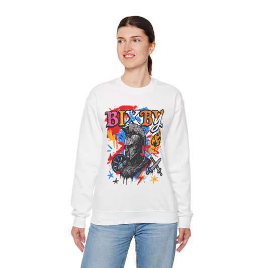 Bixby Spartan Graffiti Chaos Gildan Sweatshirt