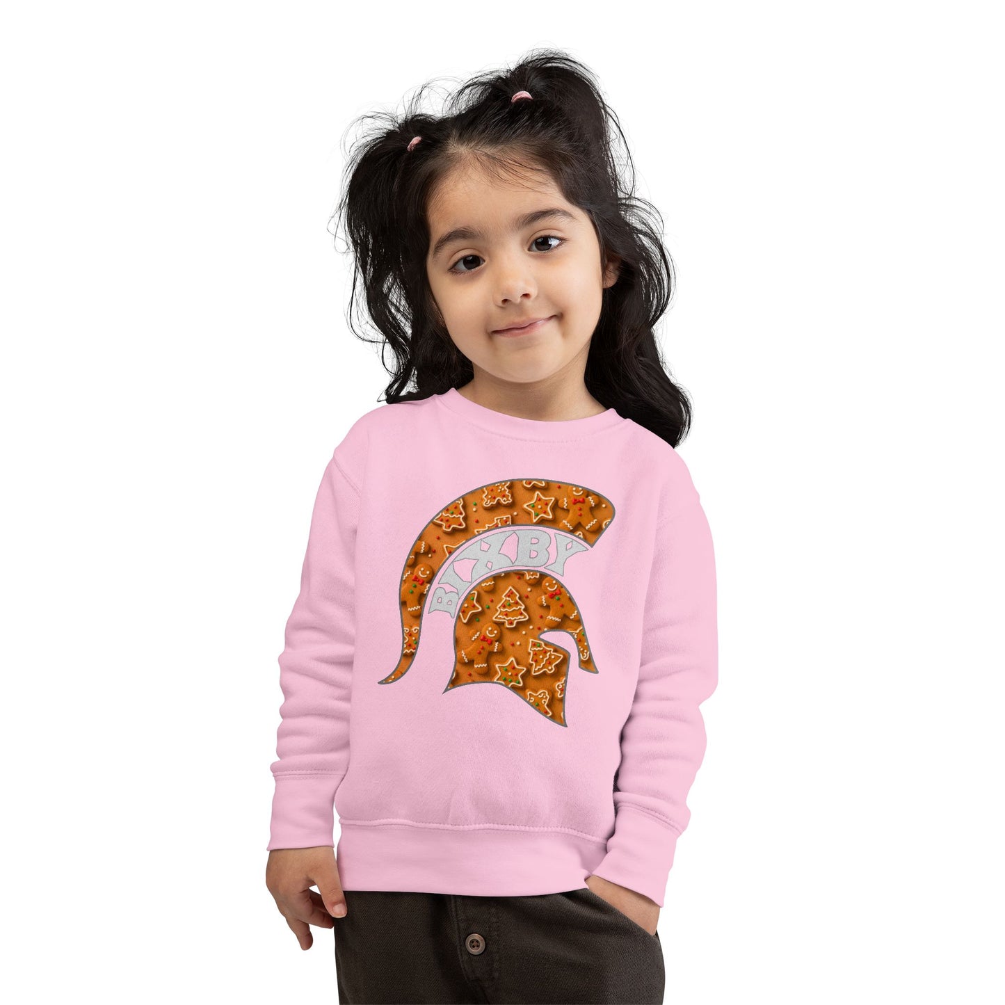 Bixby Spartan Gingerbread Toddler Rabbit Skins Sweatshirt