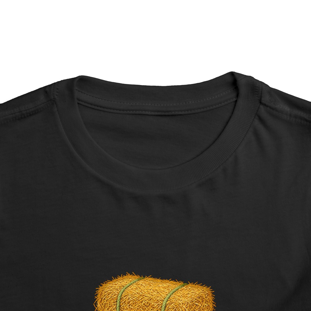 Hayride Season Toddler Tee collar detail