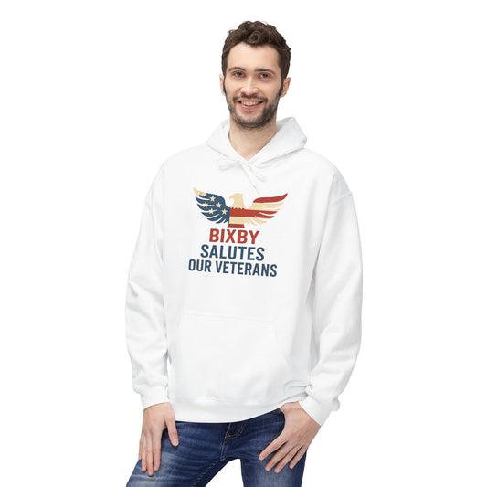 Bixby Salutes Our Veterans Gildan Hoodie