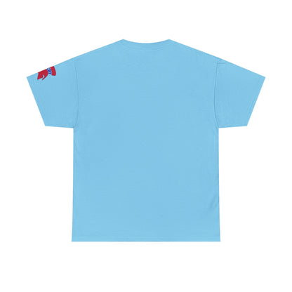 Spartan Educator Patriotic Design Gildan Tee With Sleeve Logo