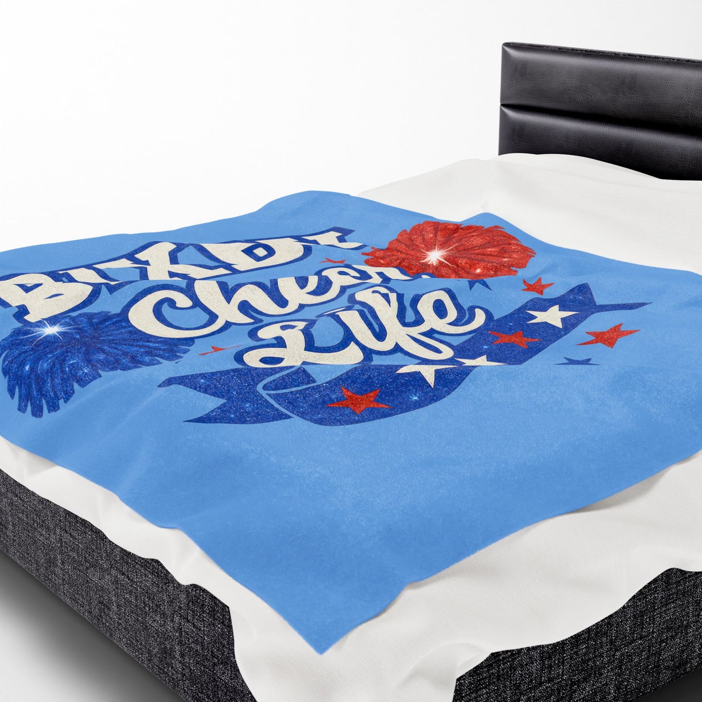 Bixby Cheer Life Velveteen Plush Blanket