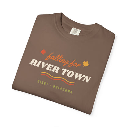 Falling for River Town Comfort Colors Tee
