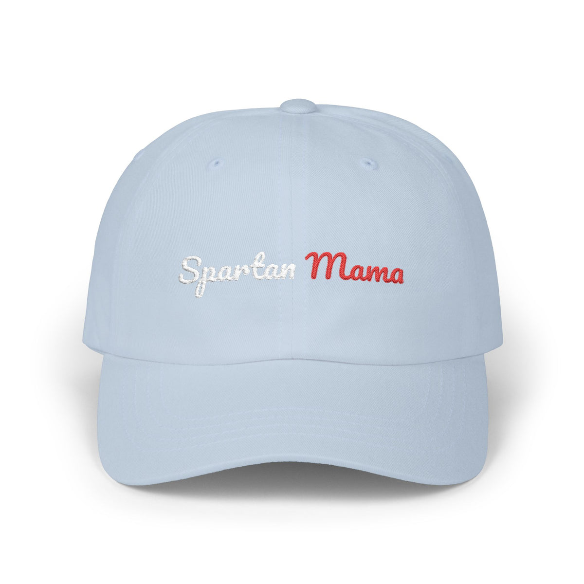 Spartan Mama Cap — Embroidered Military Print Baseball Hat