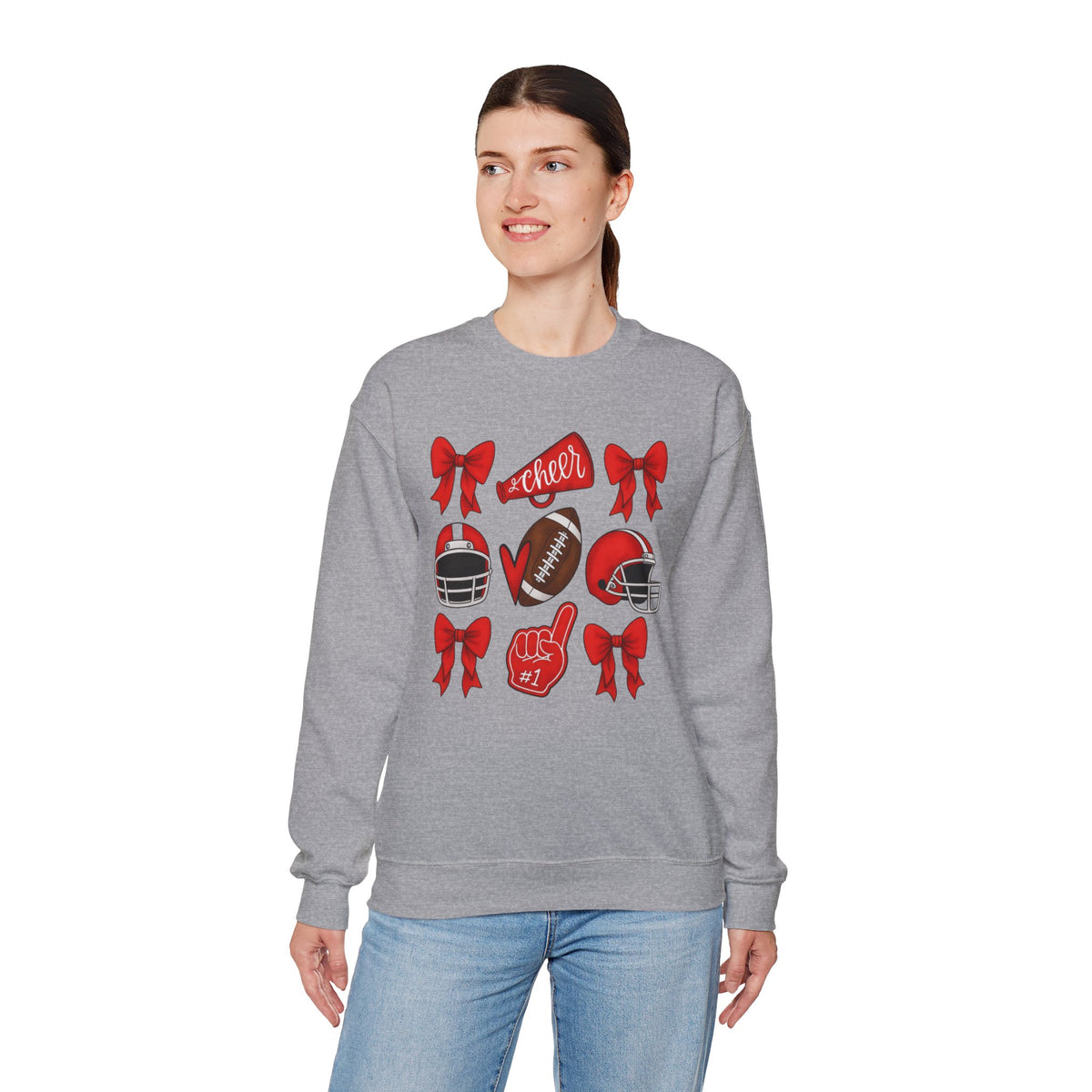 Bixby Spartan Cheer & Football Gildan Sweatshirt