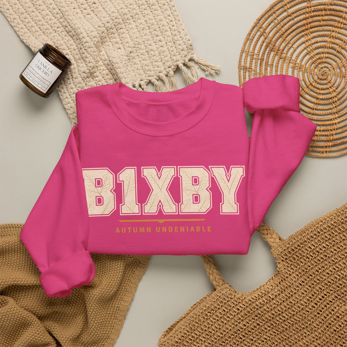 Bixby Spartans Soft Neutral Logo Pullover Sweatshirt