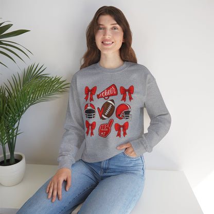 Bixby Spartan Cheer & Football Gildan Sweatshirt