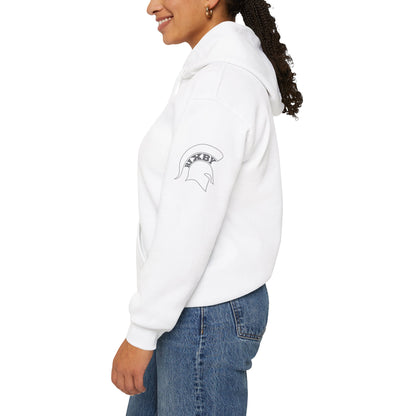 Bixby Spartans 'B' Logo With Sleeve Spartan Hoodie