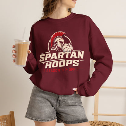 Bixby Spartans Hoops - Season Tip-Off Basketball Pullover Sweatshirt