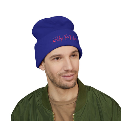 Where RV USA Breast Cancer Awareness Embroidered Beanie