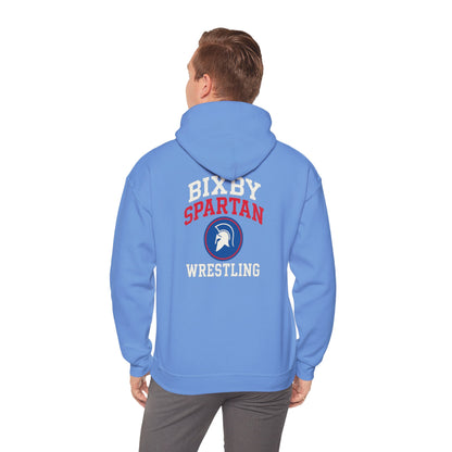 Bixby Spartan Wrestling Gildan Hoodie