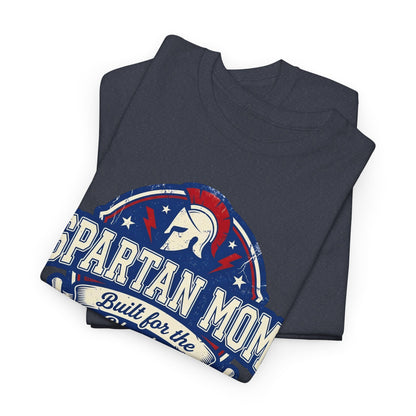 Spartan Mom T-Shirt - Built for the Bleacher, School Spirit Mom Tee