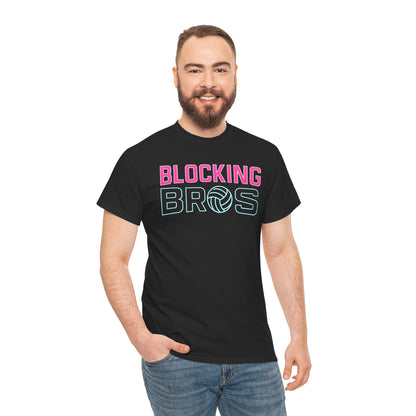 Bixby Spartan Blocking Bros Volleyball Tee