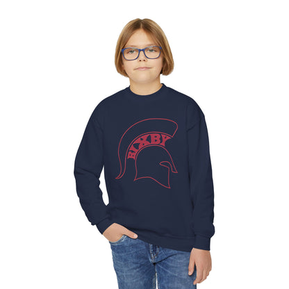 Youth Bixby Spartan Helmet Gildan Sweatshirt